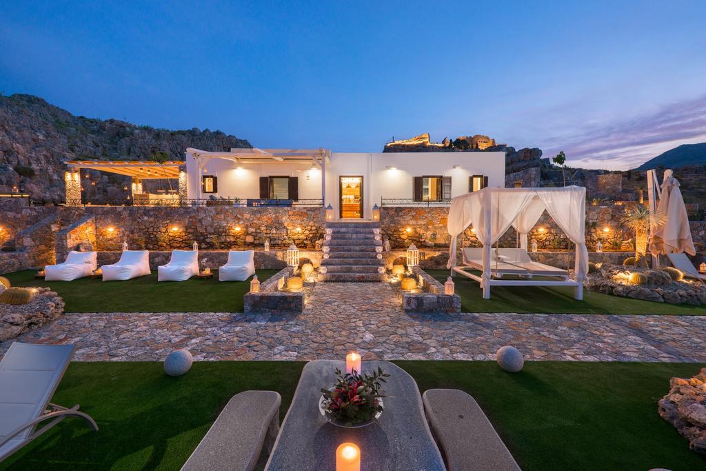 Lindos Vigli Private Villa Luaran gambar