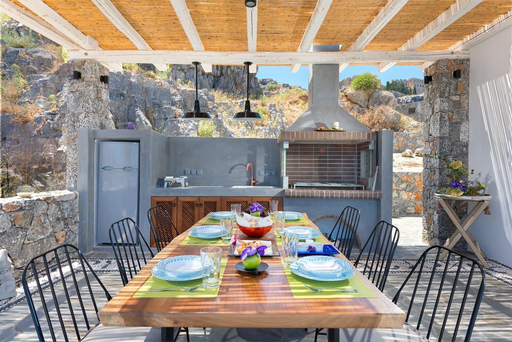 Lindos Vigli Private Villa Luaran gambar