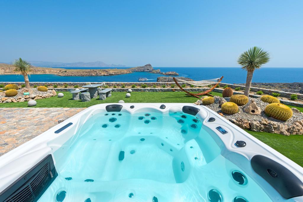 Lindos Vigli Private Villa Luaran gambar