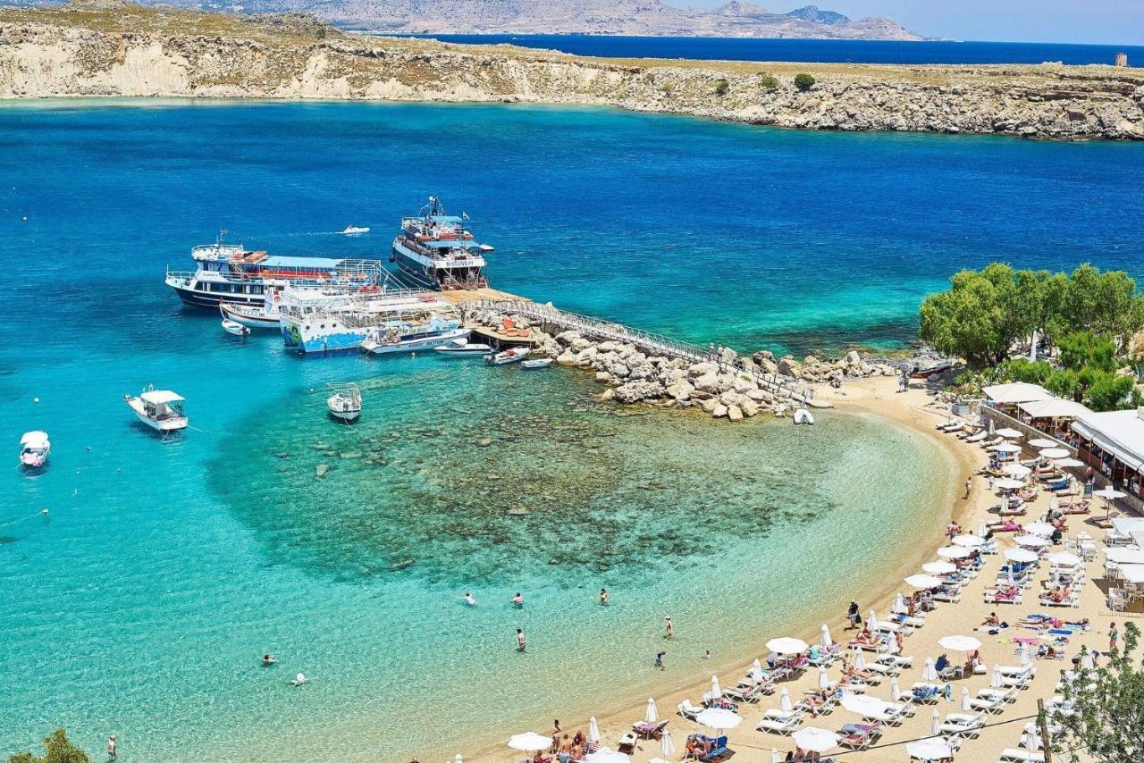 Lindos Vigli Private Villa Luaran gambar